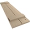 Ekena Millwork Knotty Pine 2 Board Joined Board-n-Batten w/Elliptical Top Faux Wood Shutters, 11W x 68H, PR SHUBJL11X68KPPR - alternate 2